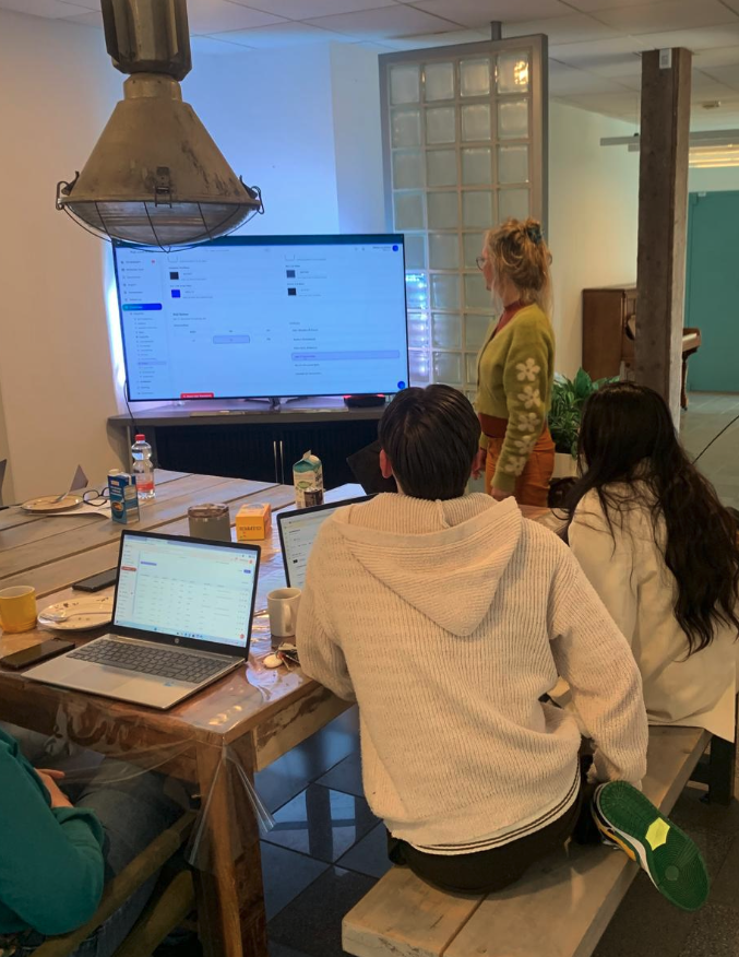 Tweede trainingsdag staand