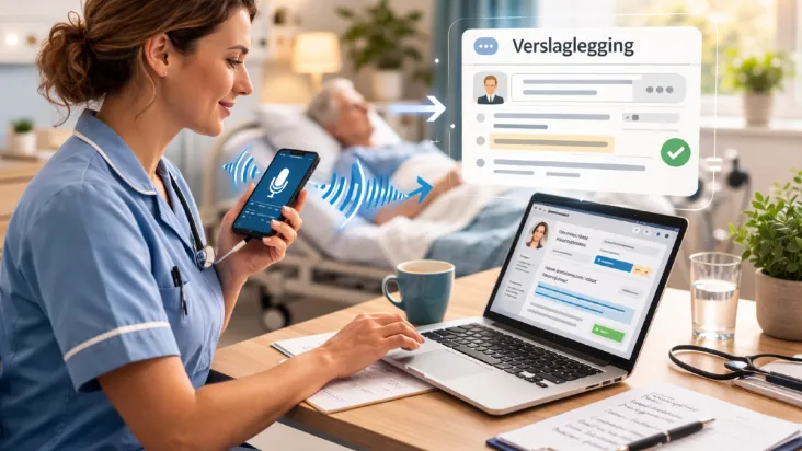 Rapporteren met je stem: hoe spraak-naar-tekst werkt in de zorg