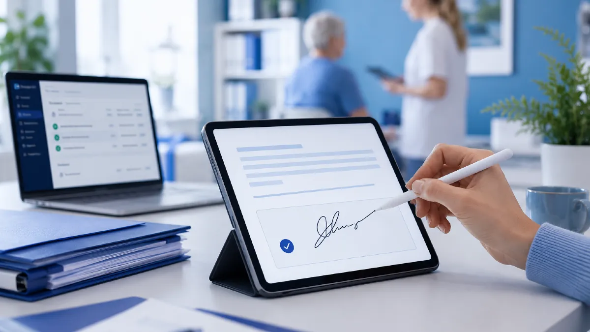 Documenten digitaal ondertekenen in de zorg